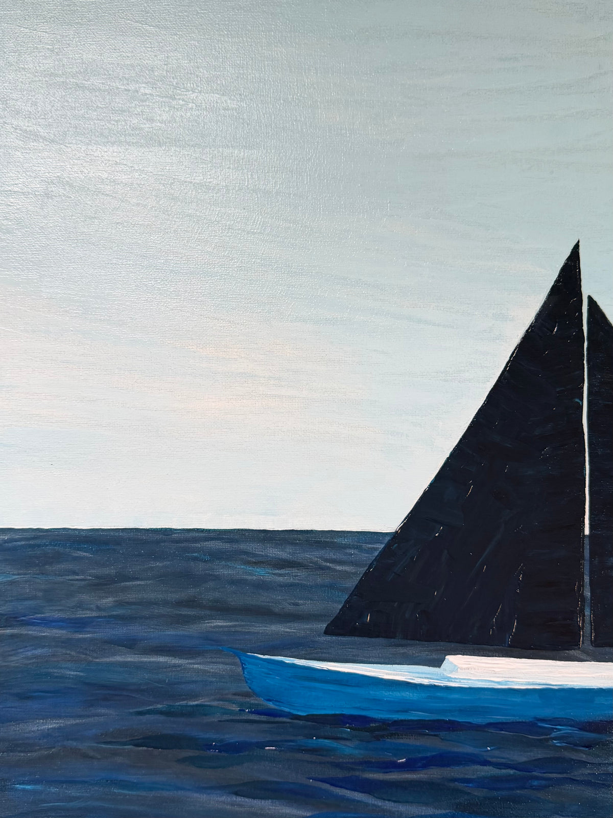 8x10 Print of “Navy Sails” Original Painting