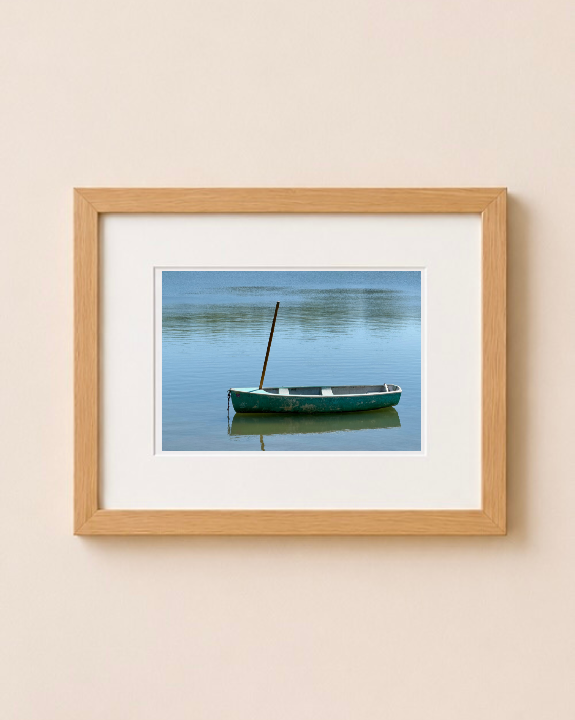 Salt Pond Dingy in Eastham, Cape Cod Massachusetts Print