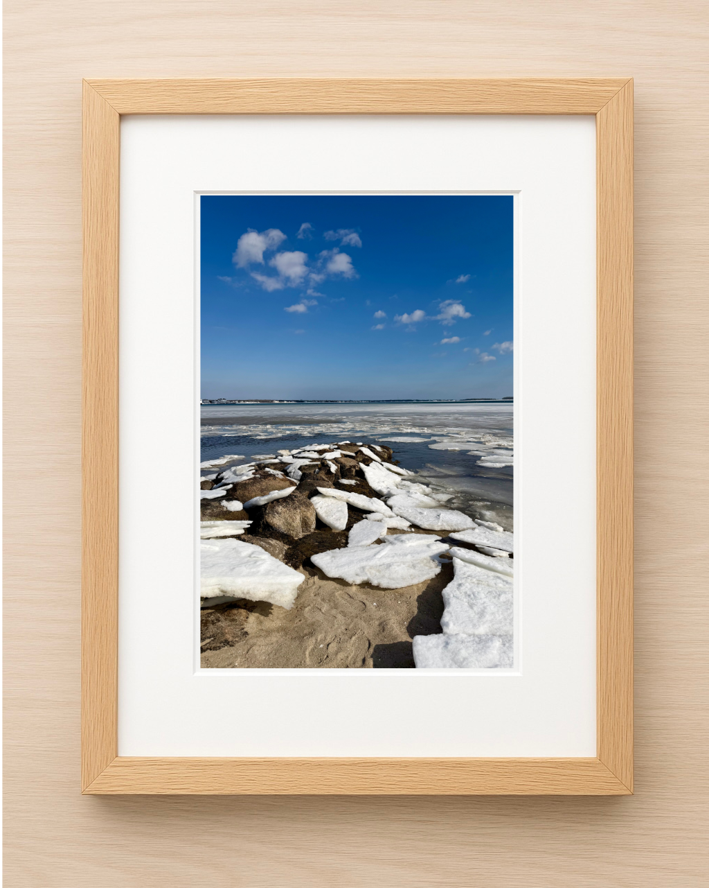 Blue February on Cape Cod Print