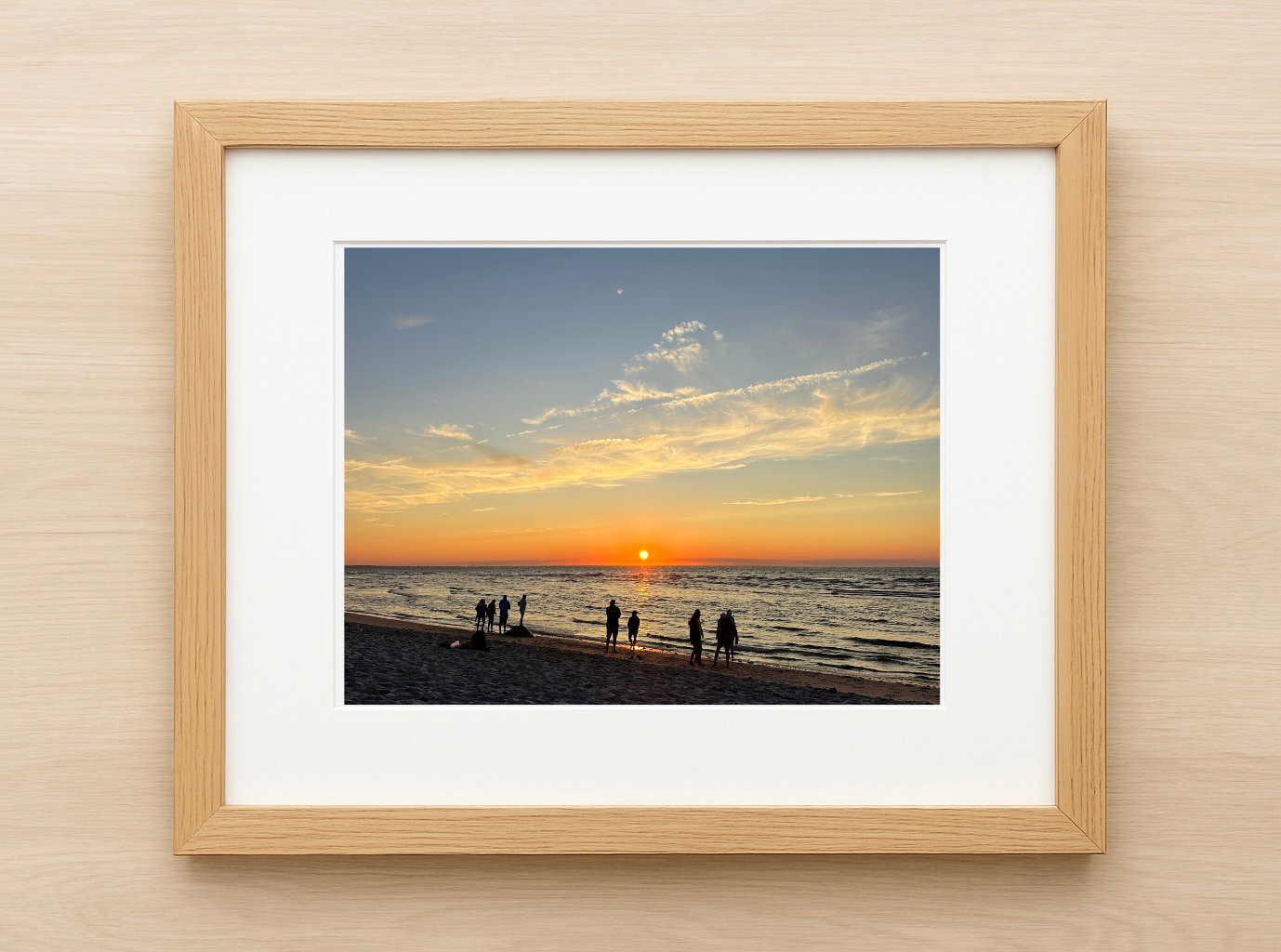 Sunset over Mayflower Beach in Dennis, Massachusetts Print