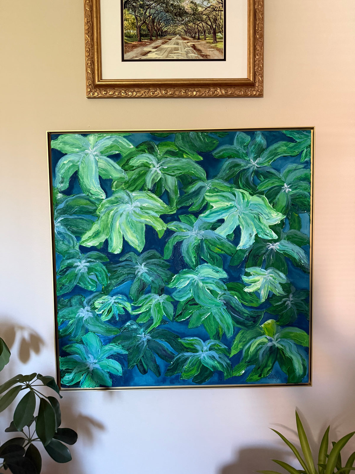 8.5x11 Print of “Falling Blooms” Original Painting