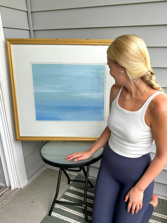 Blue Waters Acrylic Painting