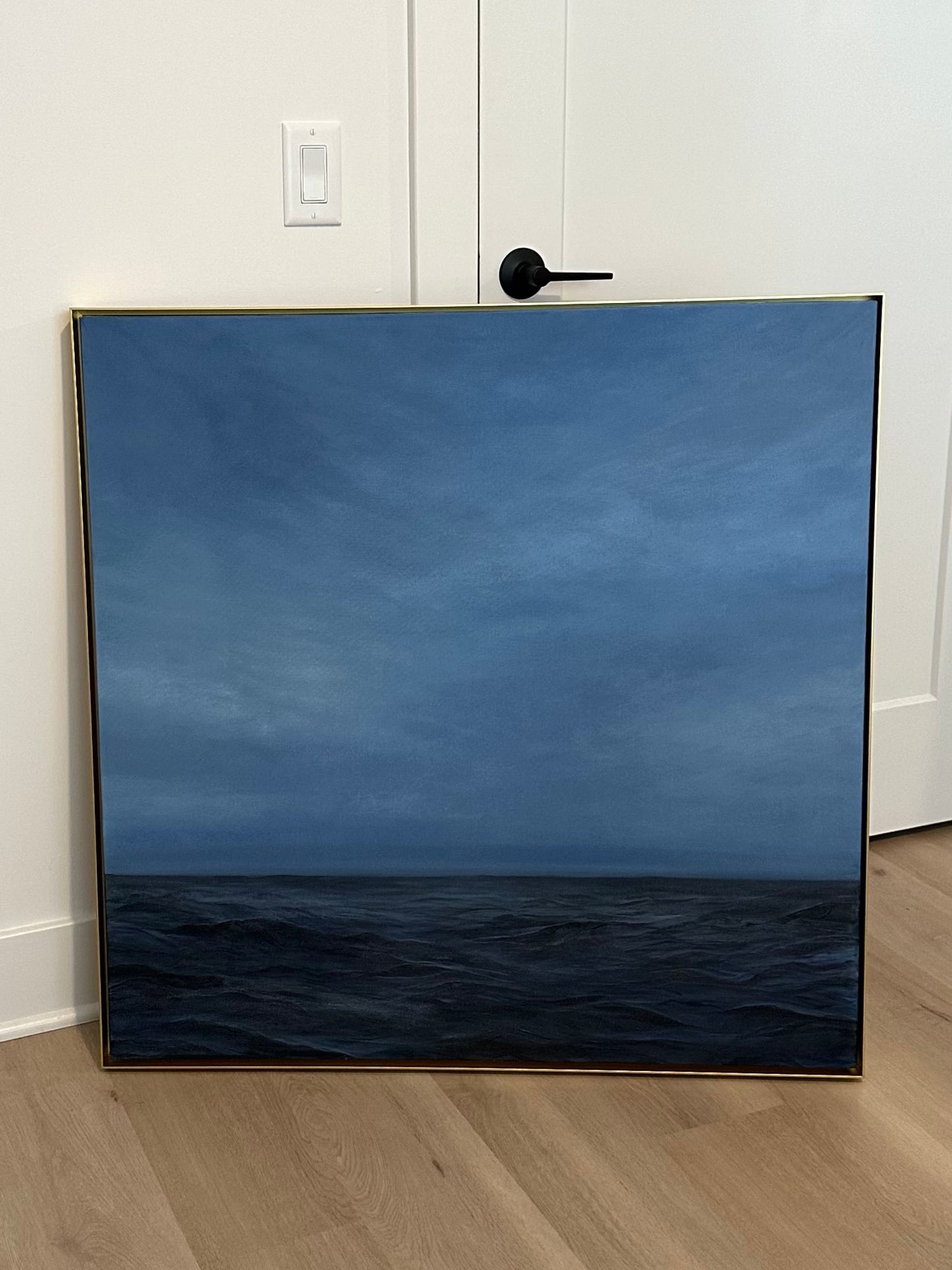 Stormy Waters 36x36 Acrylic Painting