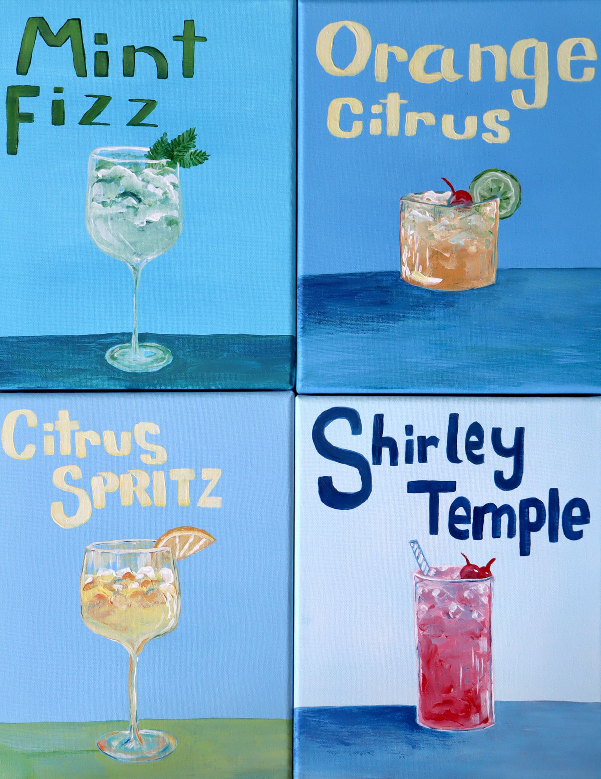 “Shirley Temple” 8x10 Original Acrylic Painting