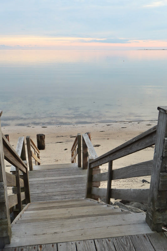 Steps to Sunset in Provincetown, Massachusetts Print
