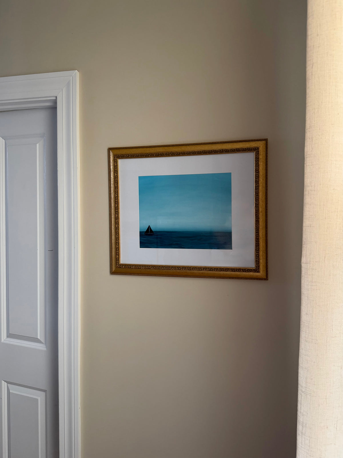 “Little Journey” 23x19 Framed & Matted Acrylic Painting