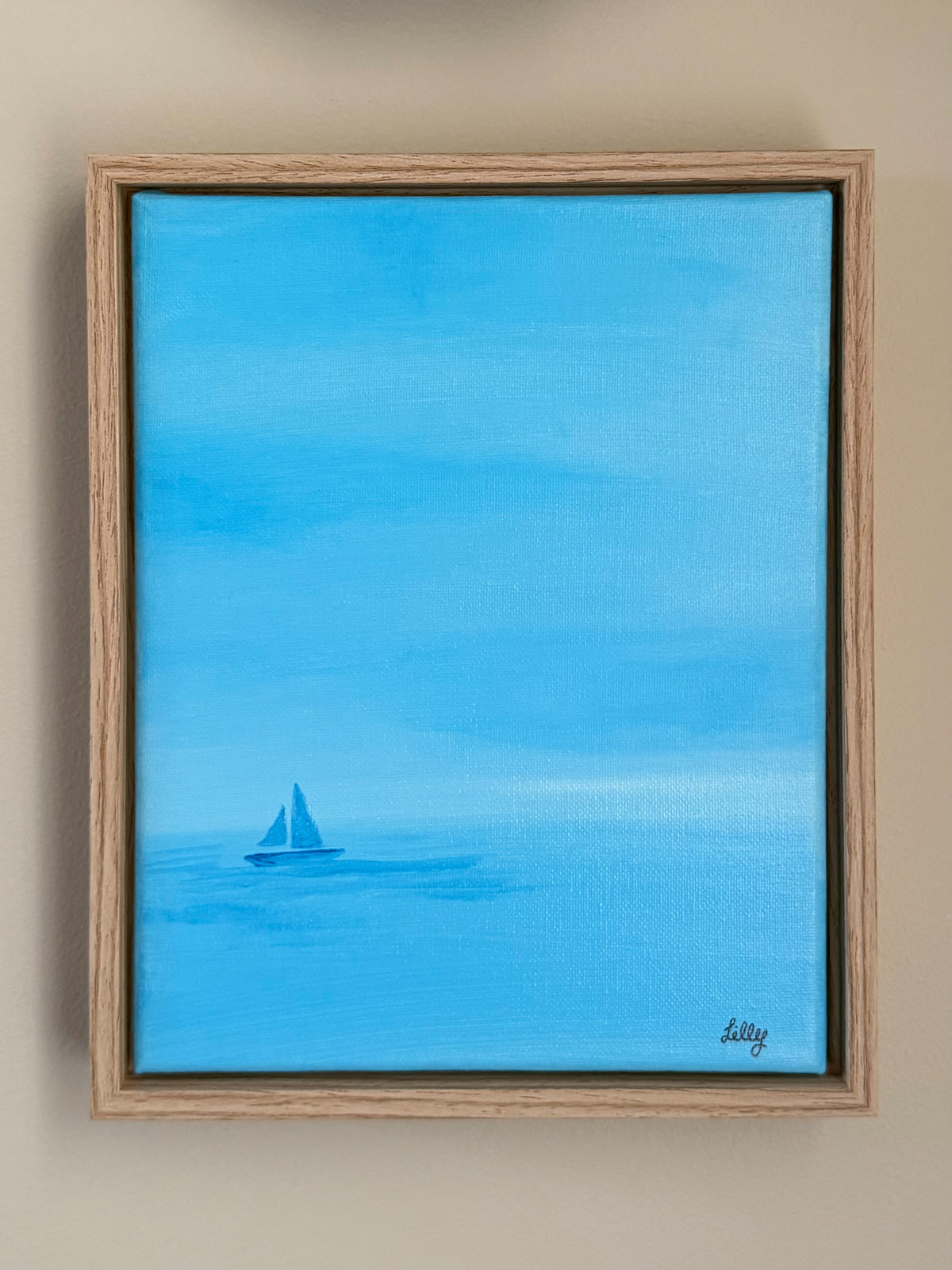 “Open Skies” 8x10 Framed Original Acrylic Painting