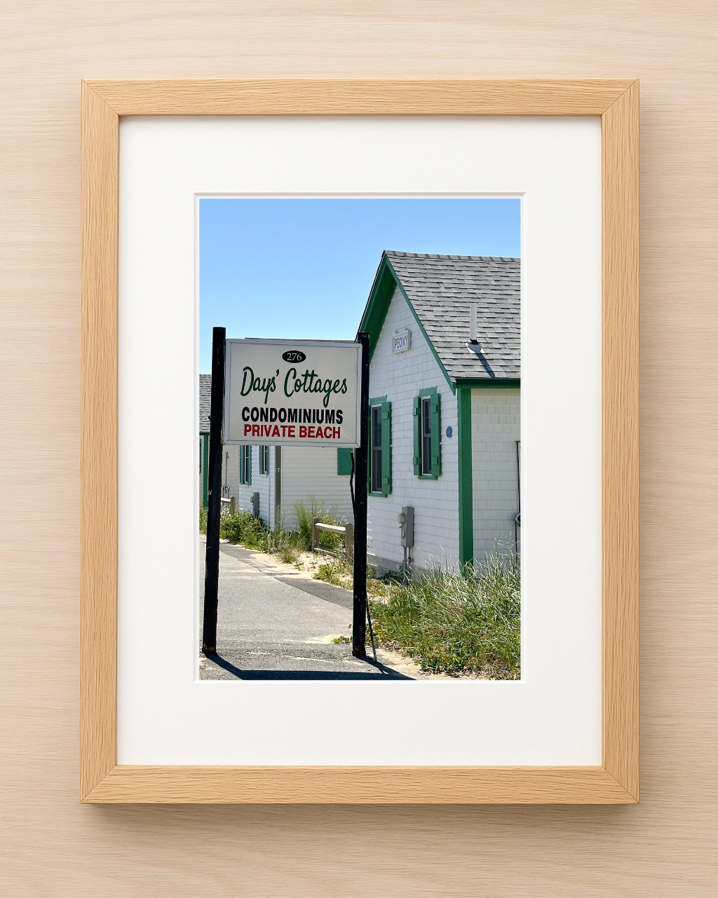 The Days' Cottages driving into Provincetown, Cape Cod Print