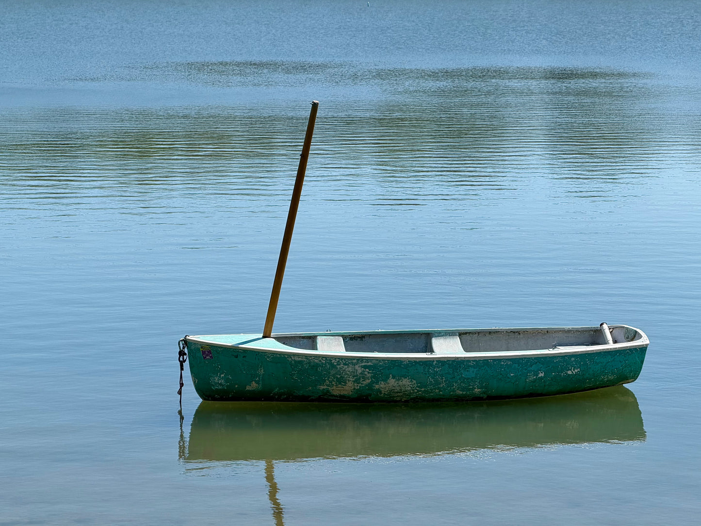 Salt Pond Dingy in Eastham, Cape Cod Massachusetts Print