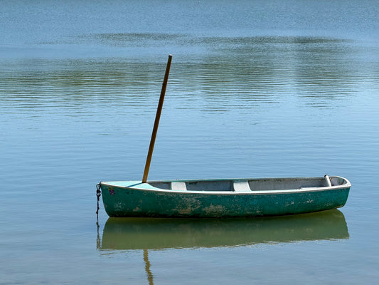 Salt Pond Dingy in Eastham, Cape Cod Massachusetts Print