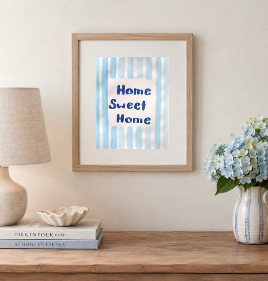 8x10 “Home Sweet Home” Acrylic Painting Print