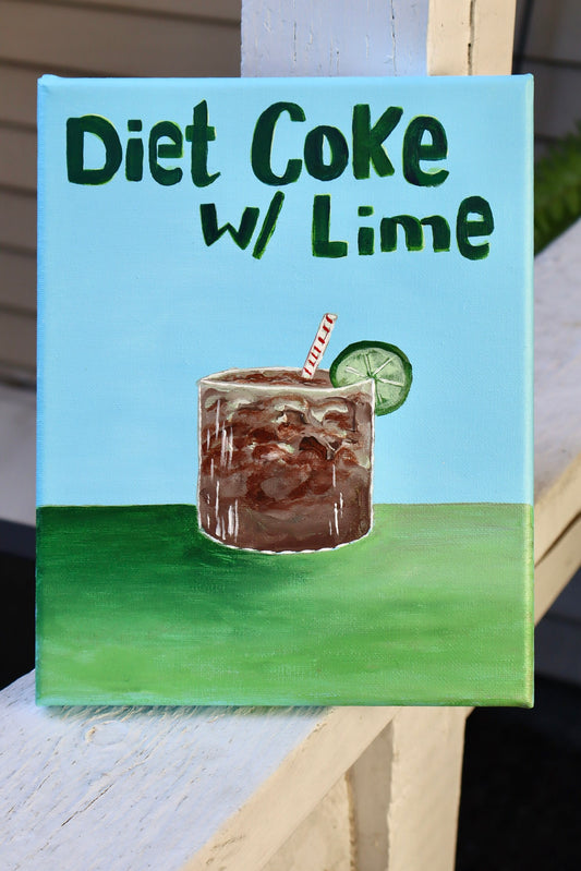 “Diet Coke” 8x10 Original Acrylic Painting