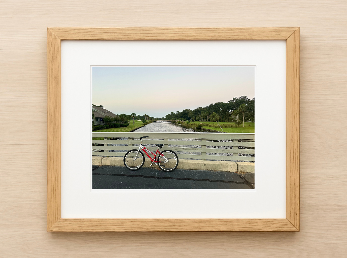 Sunset Bike Ride Through Palmetto Dunes Hilton Head South Carolina Print