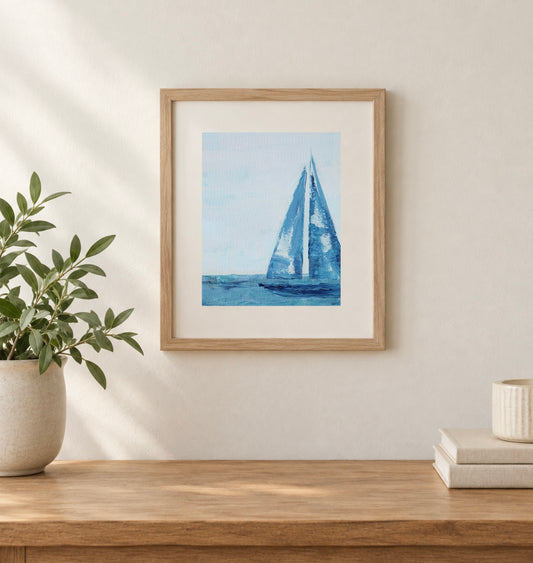 8x10 Print of “Twin Sails II” Original Painting