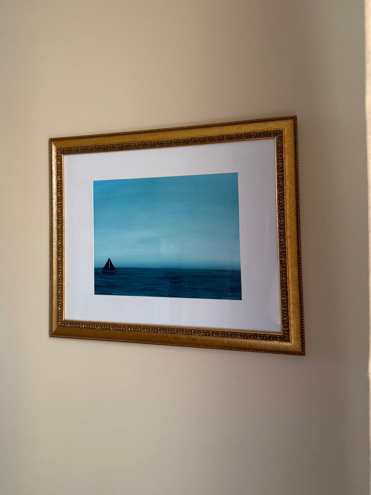“Little Journey” 23x19 Framed & Matted Acrylic Painting
