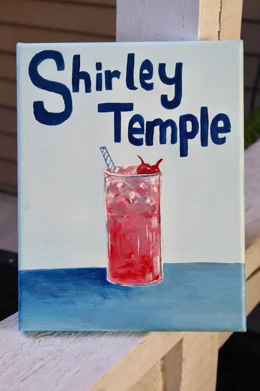 “Shirley Temple” 8x10 Original Acrylic Painting