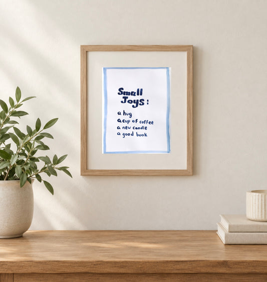 8x10 “Small Joys” Acrylic Painting Print