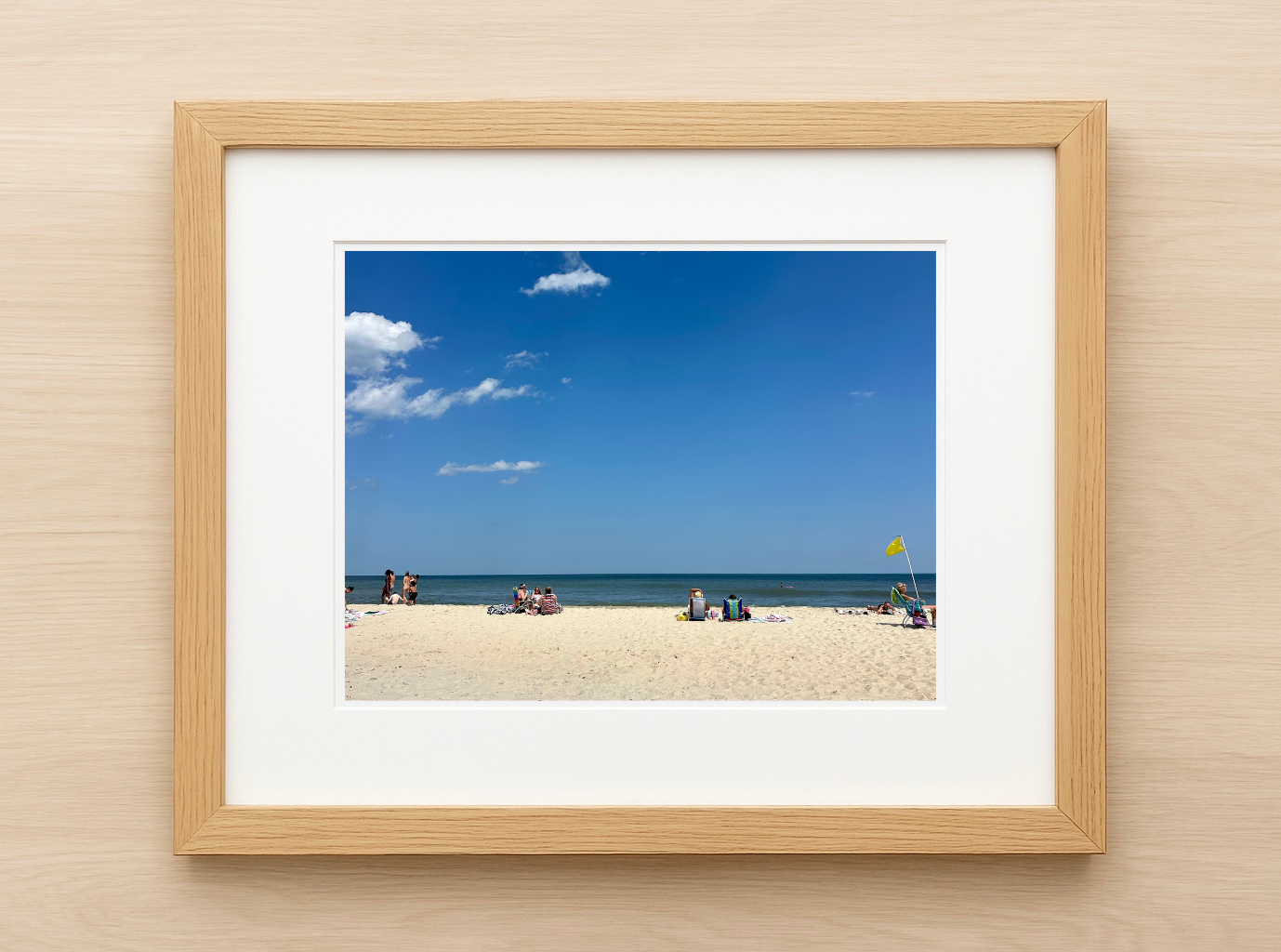 Beach Day on Long Beach Island, New Jersey Print