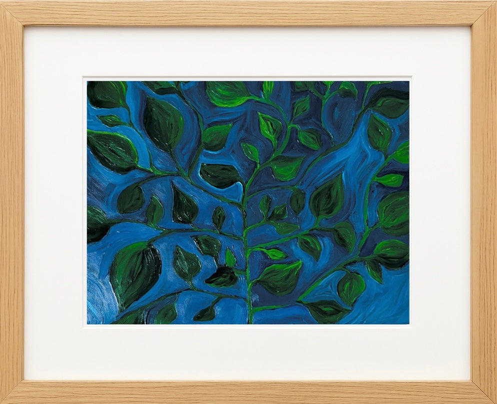 Growing Vines Acrylic Painting Print