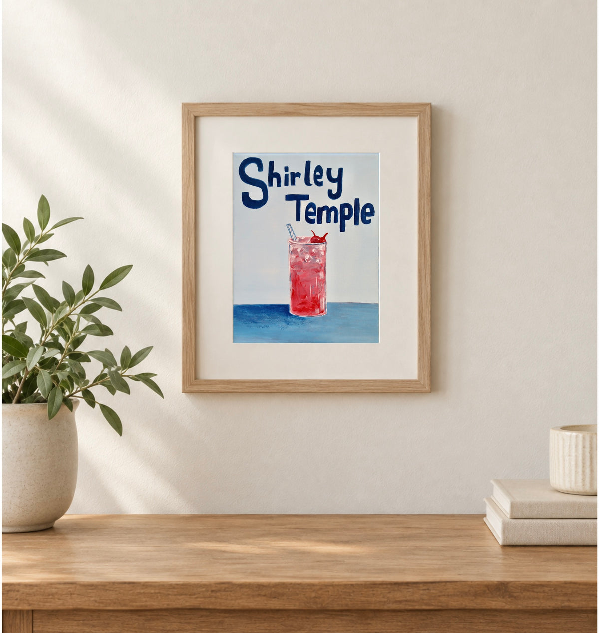 8x10 Print of “Shirley Temple” Acrylic Painting