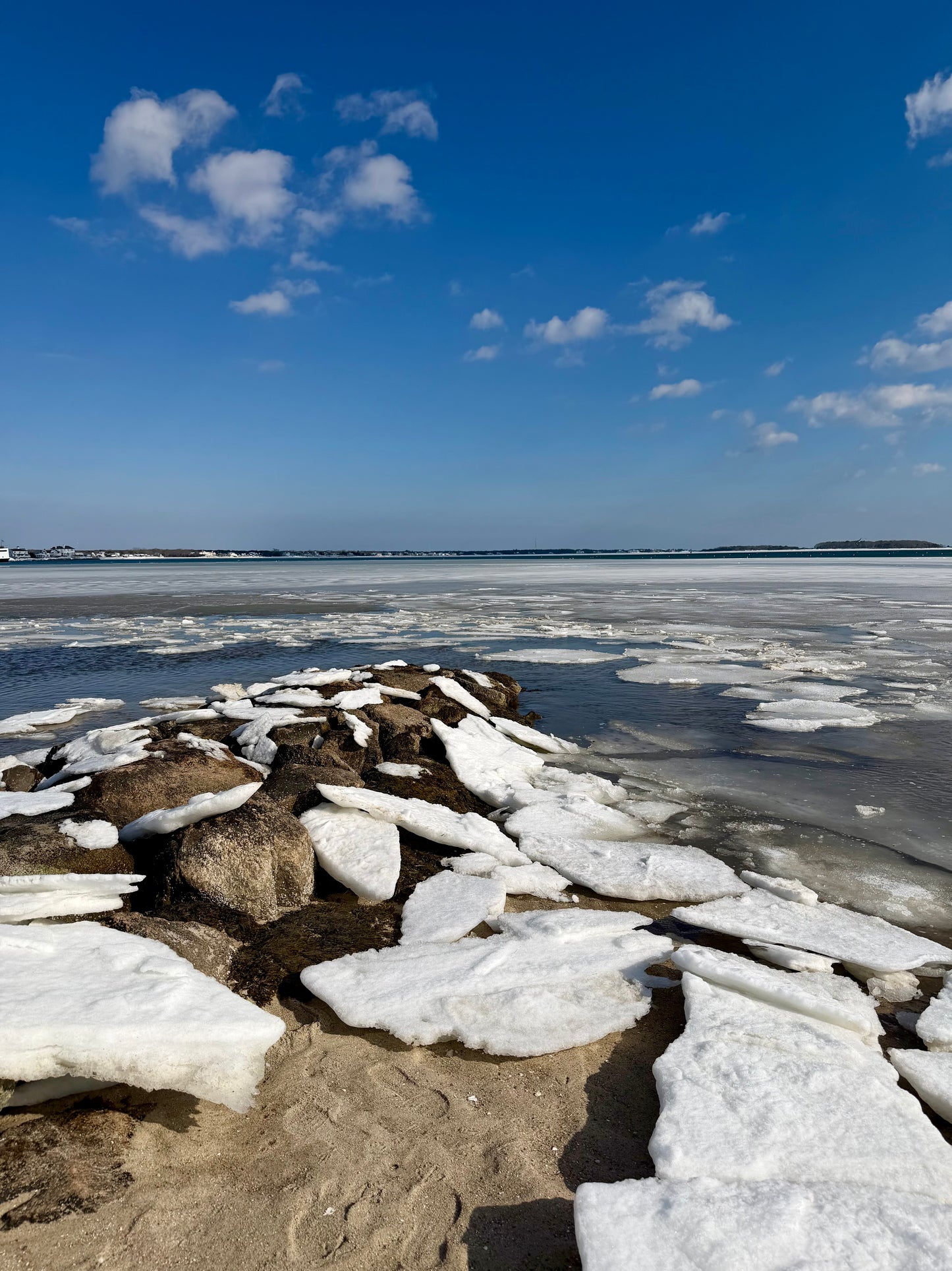 Blue February on Cape Cod Print