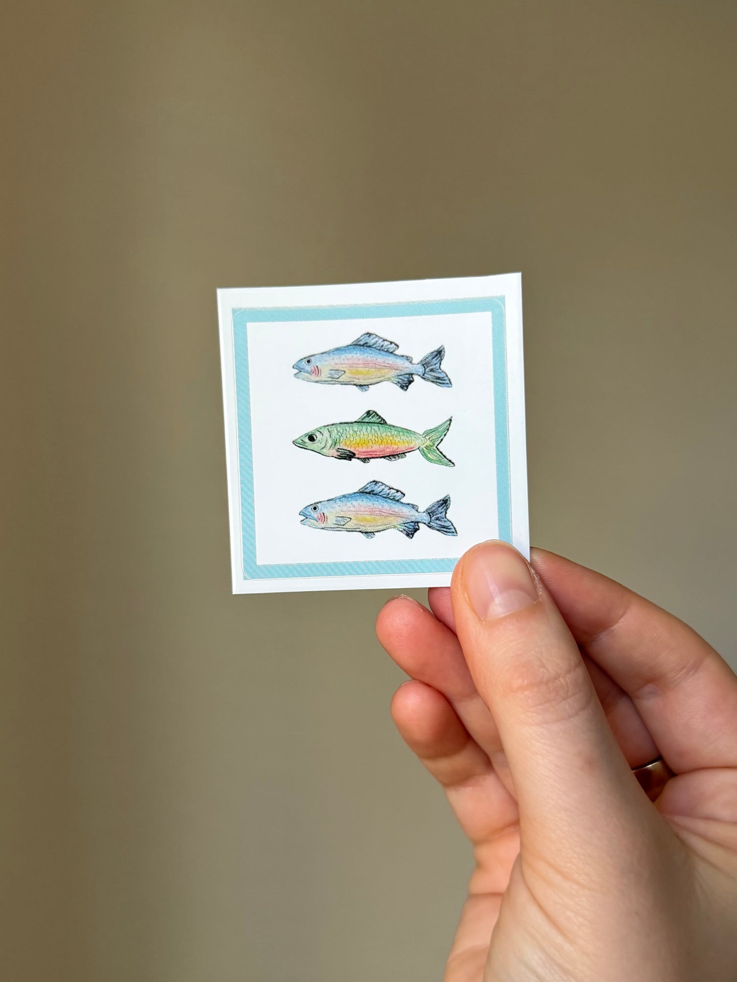 Rainbow Fish Sticker