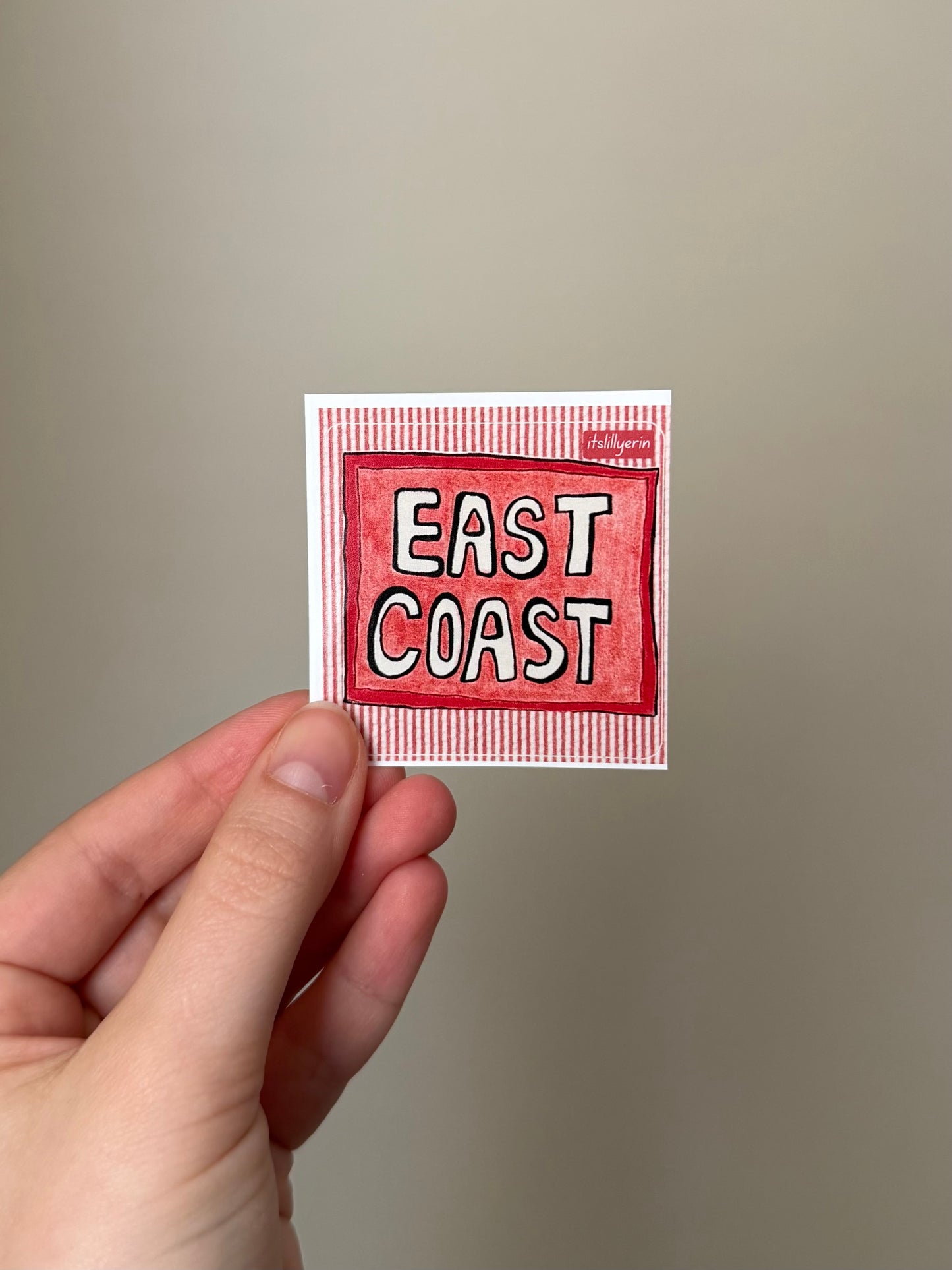 East Coast Sticker