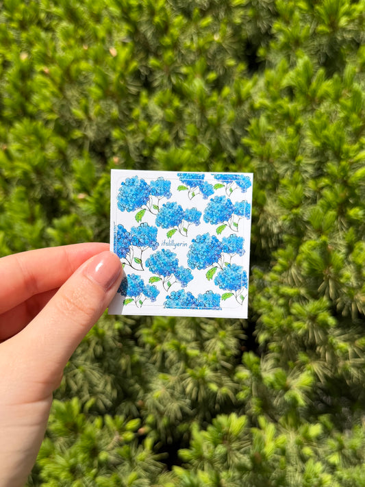 Hydrangea Pattern Sticker