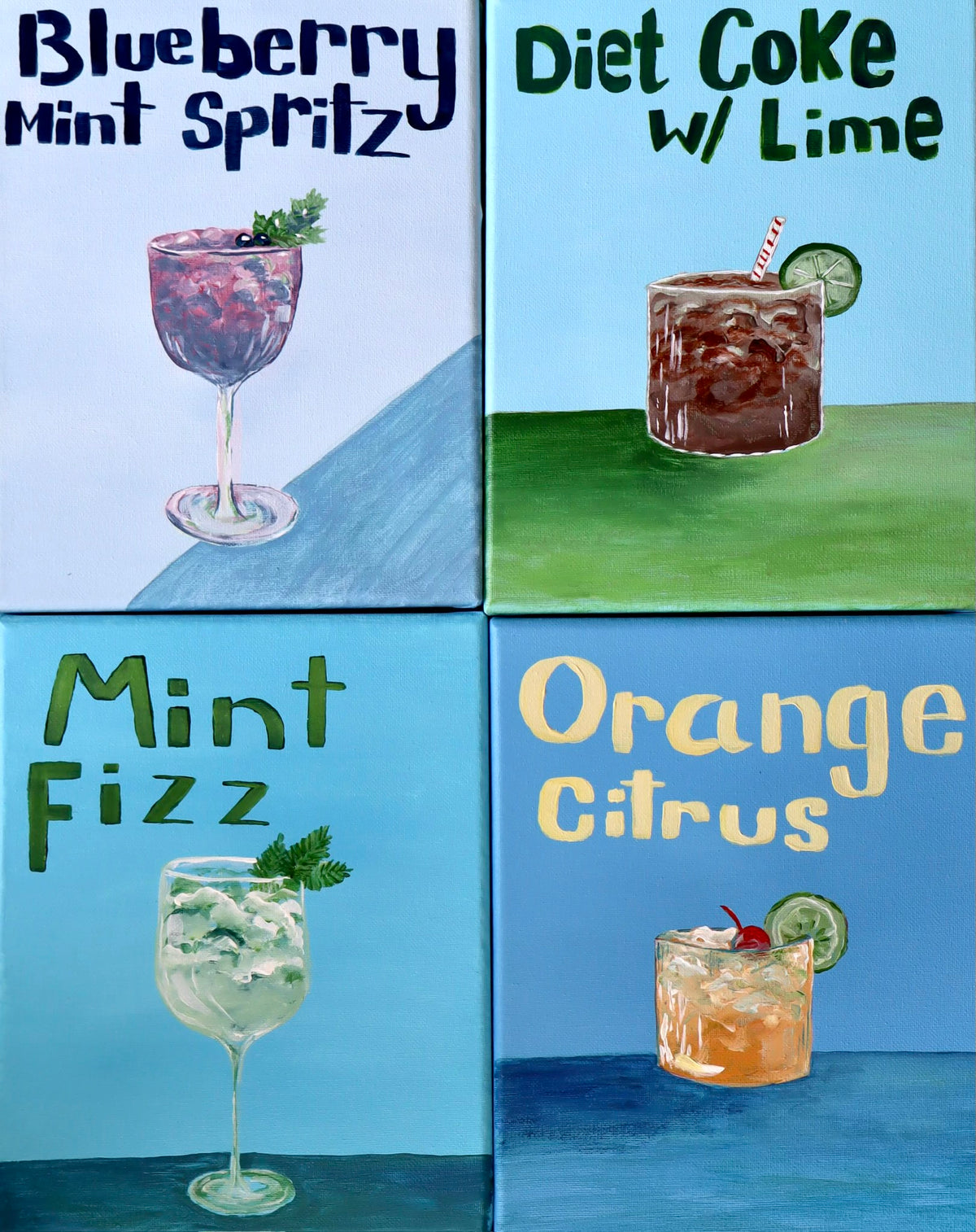 “Diet Coke” 8x10 Original Acrylic Painting