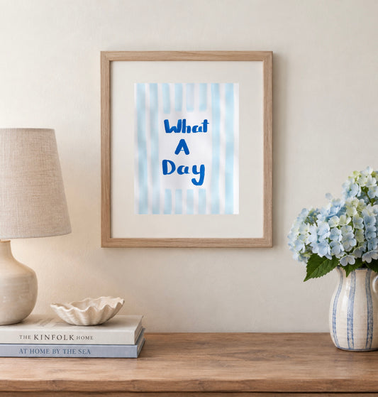 8x10 “What a Day” Acrylic Painting Print