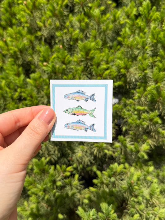 Rainbow Fish Sticker