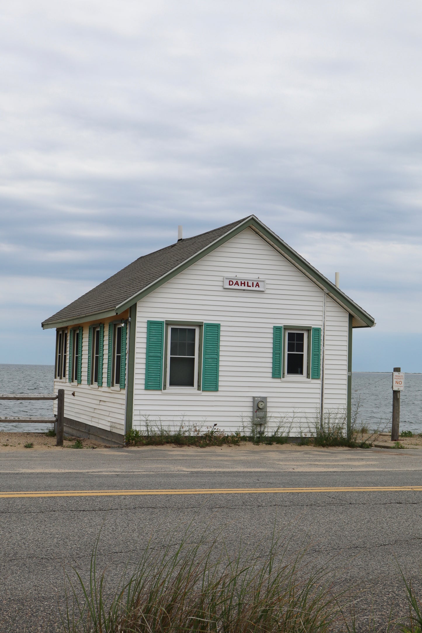 Dahlia Cottage in North Truro, Massachusetts Print