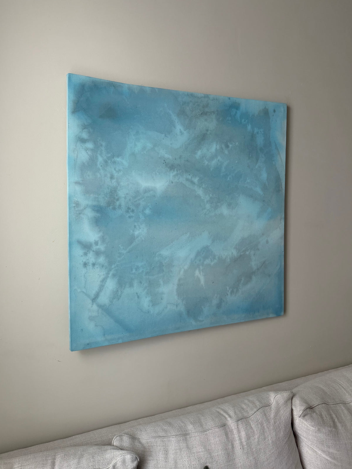 “Salt Water” 35x35 acrylic painting on canvas
