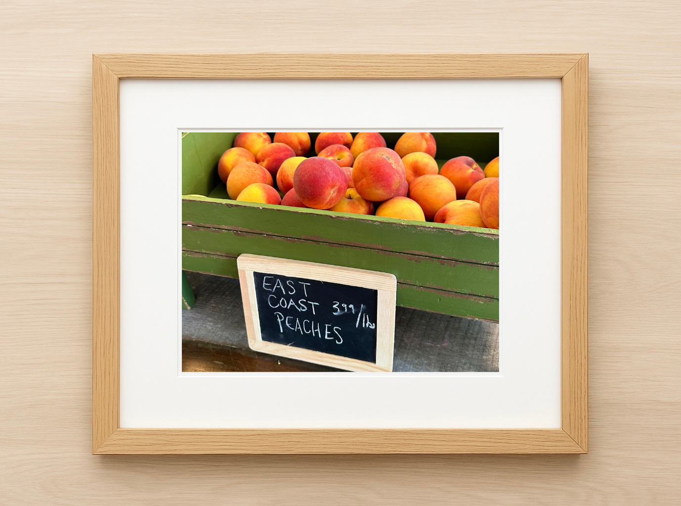 East Coast Peaches Cape Cod Print