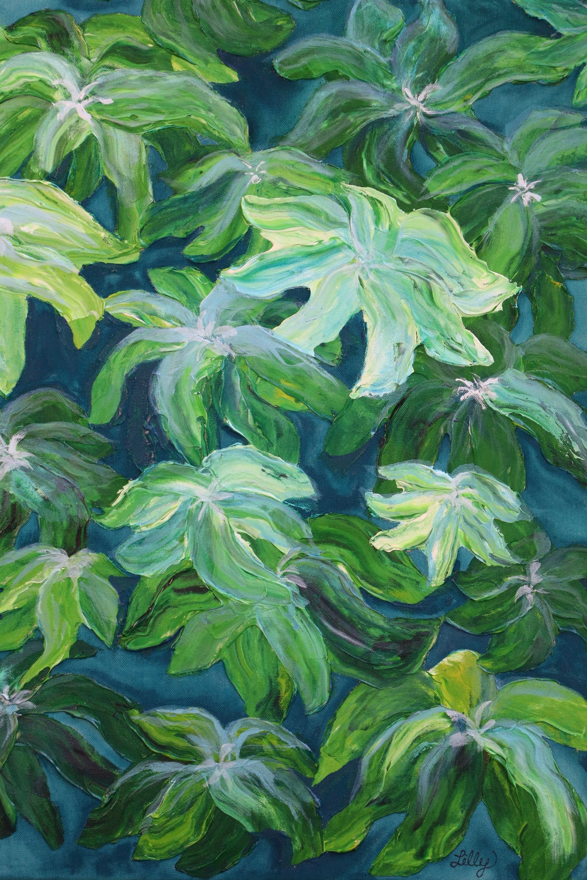 8.5x11 Print of “Falling Blooms” Original Painting