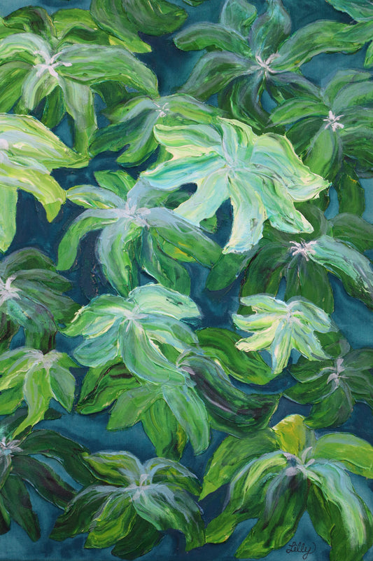 8.5x11 Print of “Falling Blooms” Original Painting