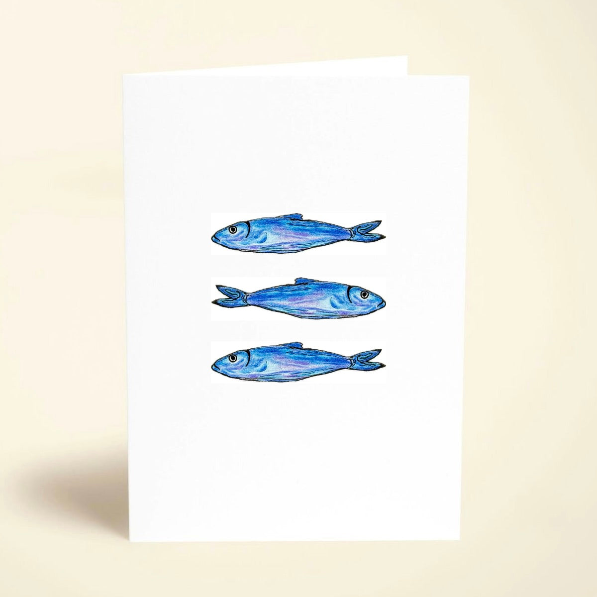 5 Pack Sardine Greeting Cards