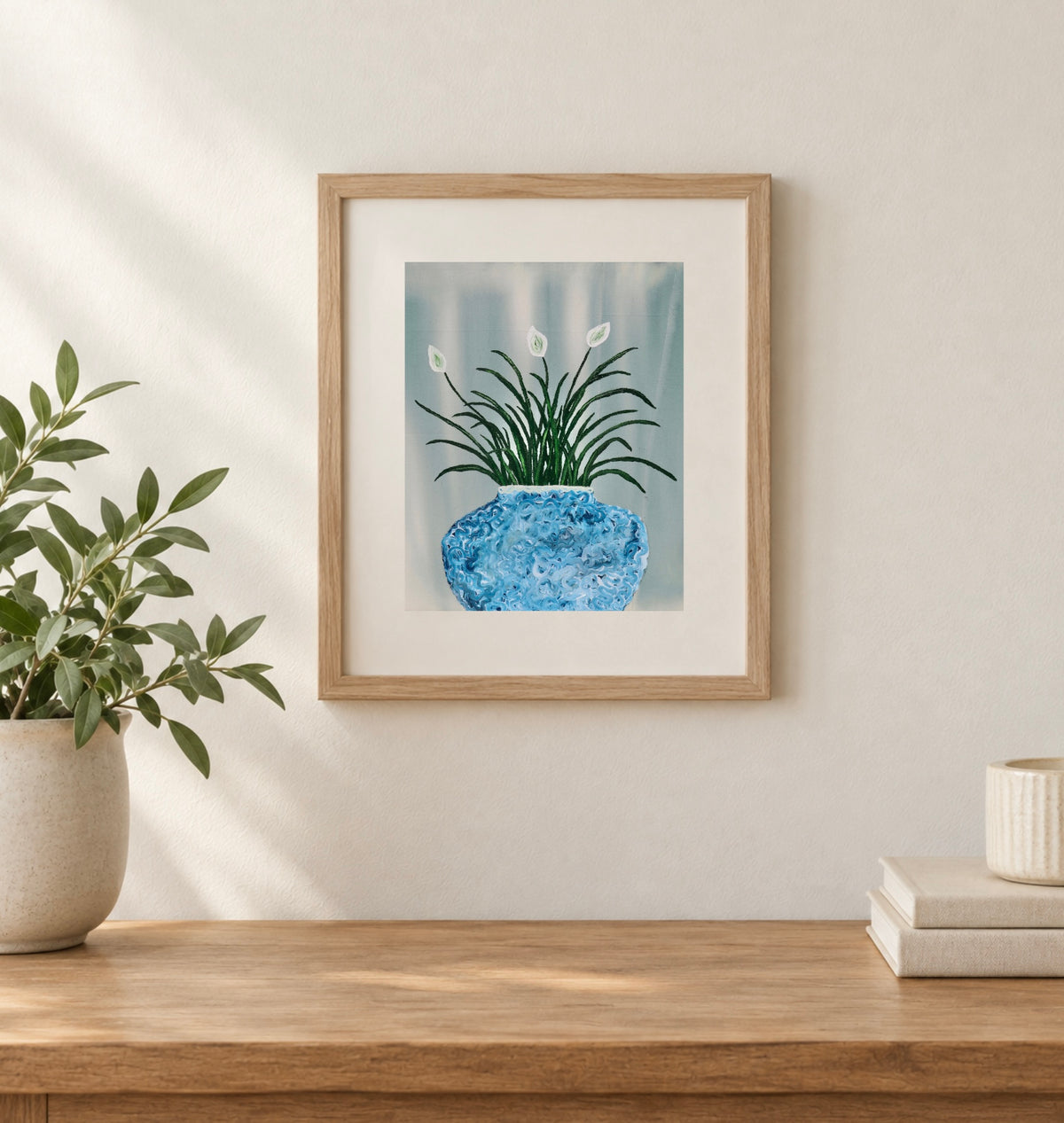 8x10 print of “Peace Lily” painting