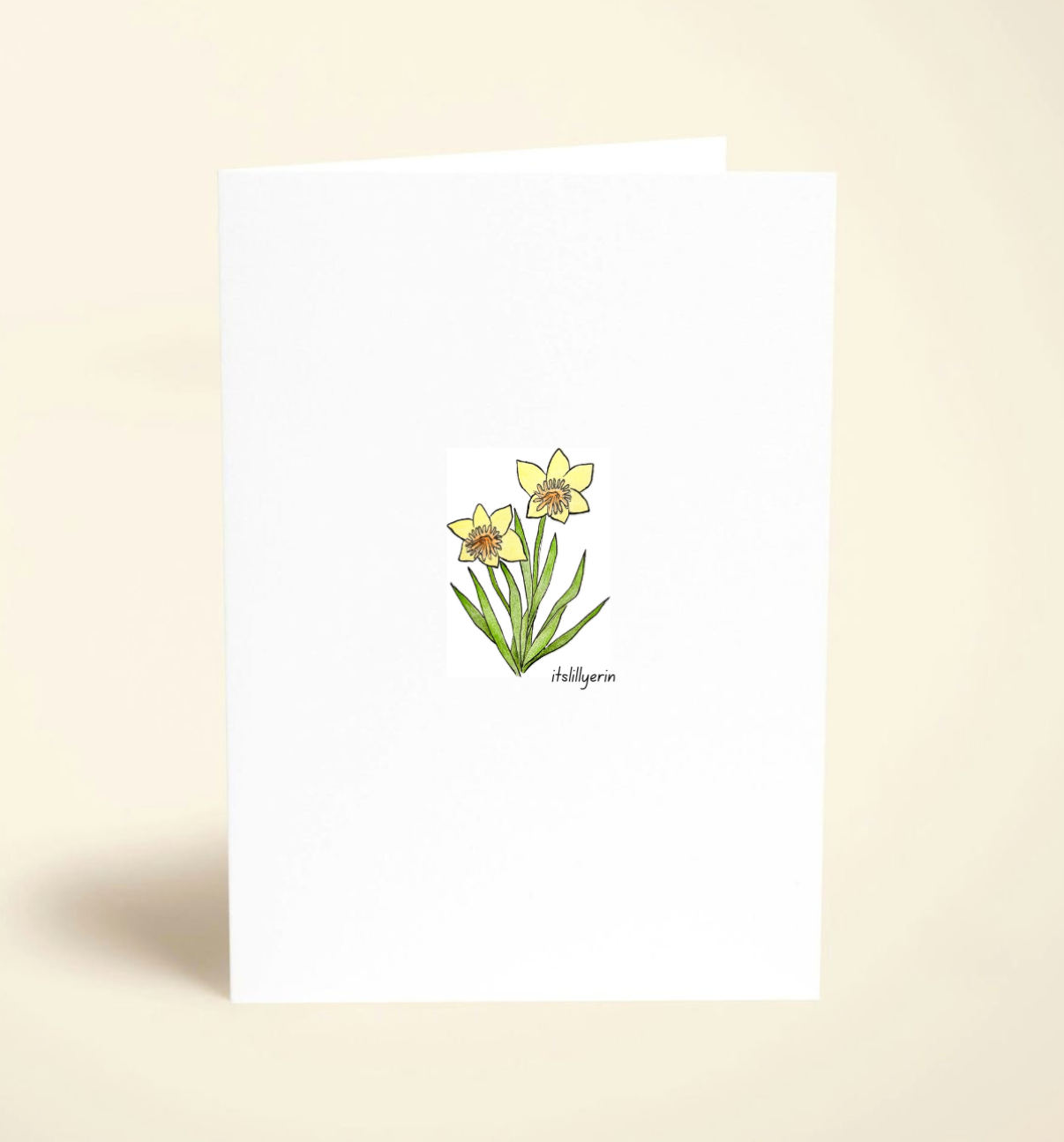 5 Pack Daffodil Greeting Cards
