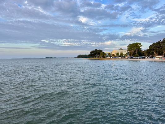 Dinner View in Harbour Town Hilton Head South Carolina Print