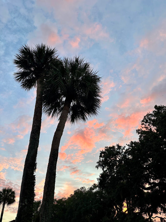 Sunset over Harbour Town Hilton Head South Carolina Print