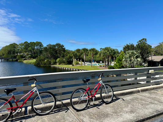 Bike Ride through Palmetto Dunes Hilton Head South Carolina Print
