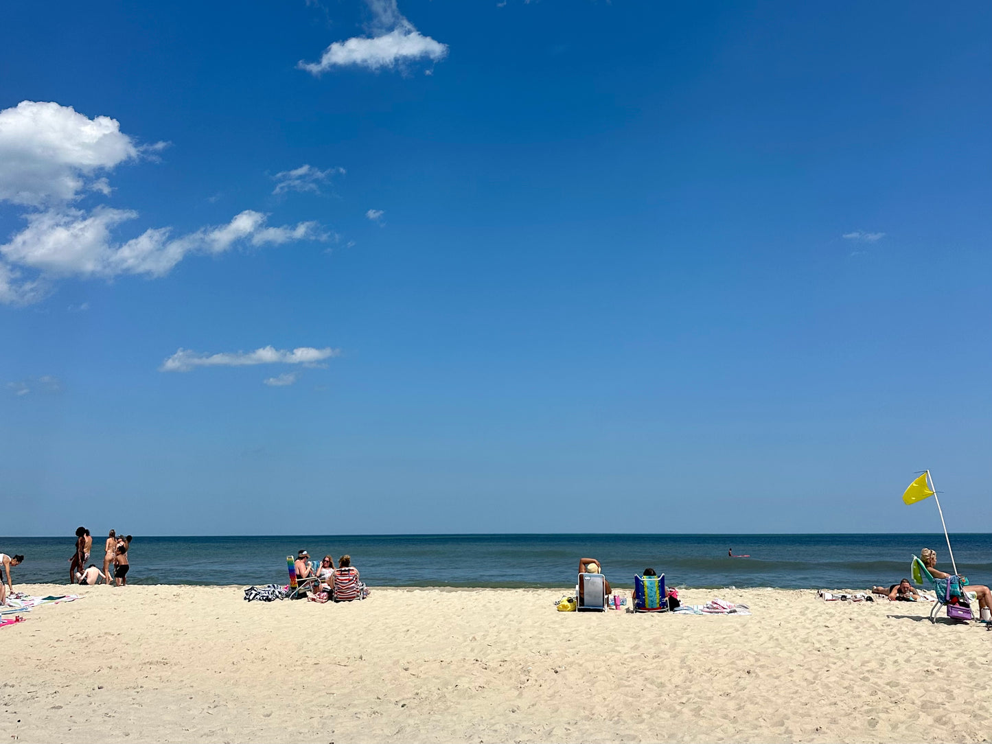 Beach Day on Long Beach Island, New Jersey Print