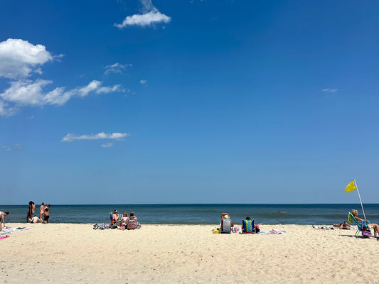 Beach Day on Long Beach Island, New Jersey Print
