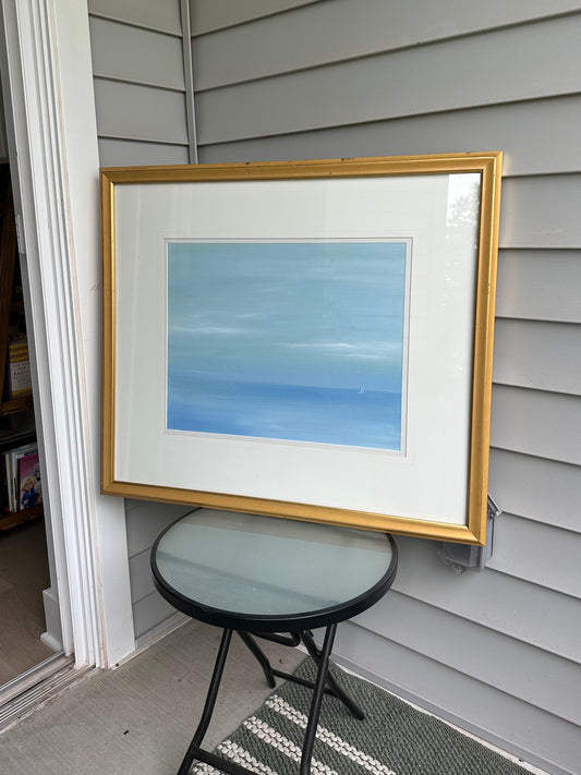 Blue Waters Acrylic Painting