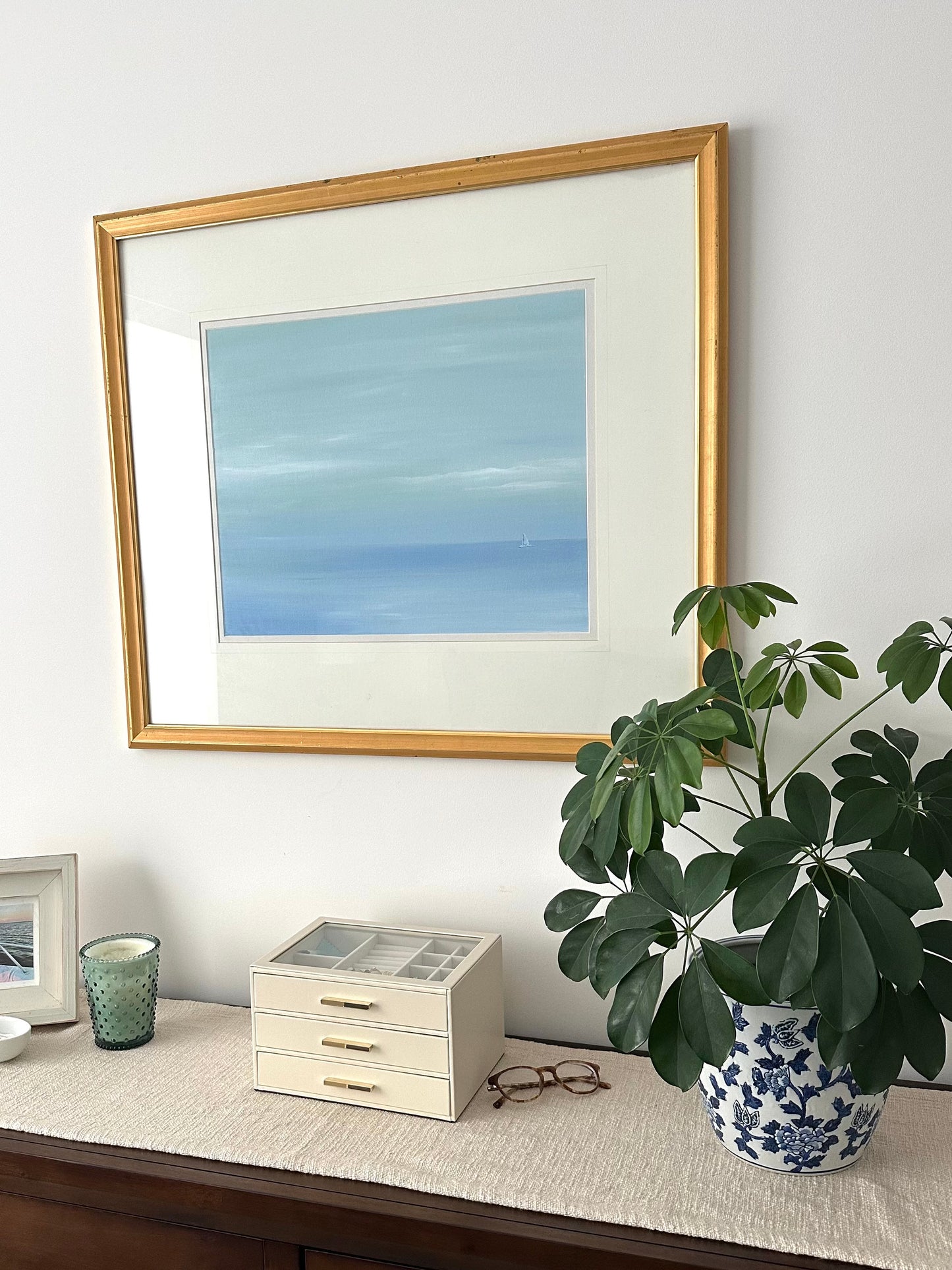 Blue Waters Acrylic Painting