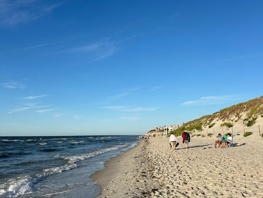 Golden Hour on Mayflower Beach in Dennis, Massachusetts Print