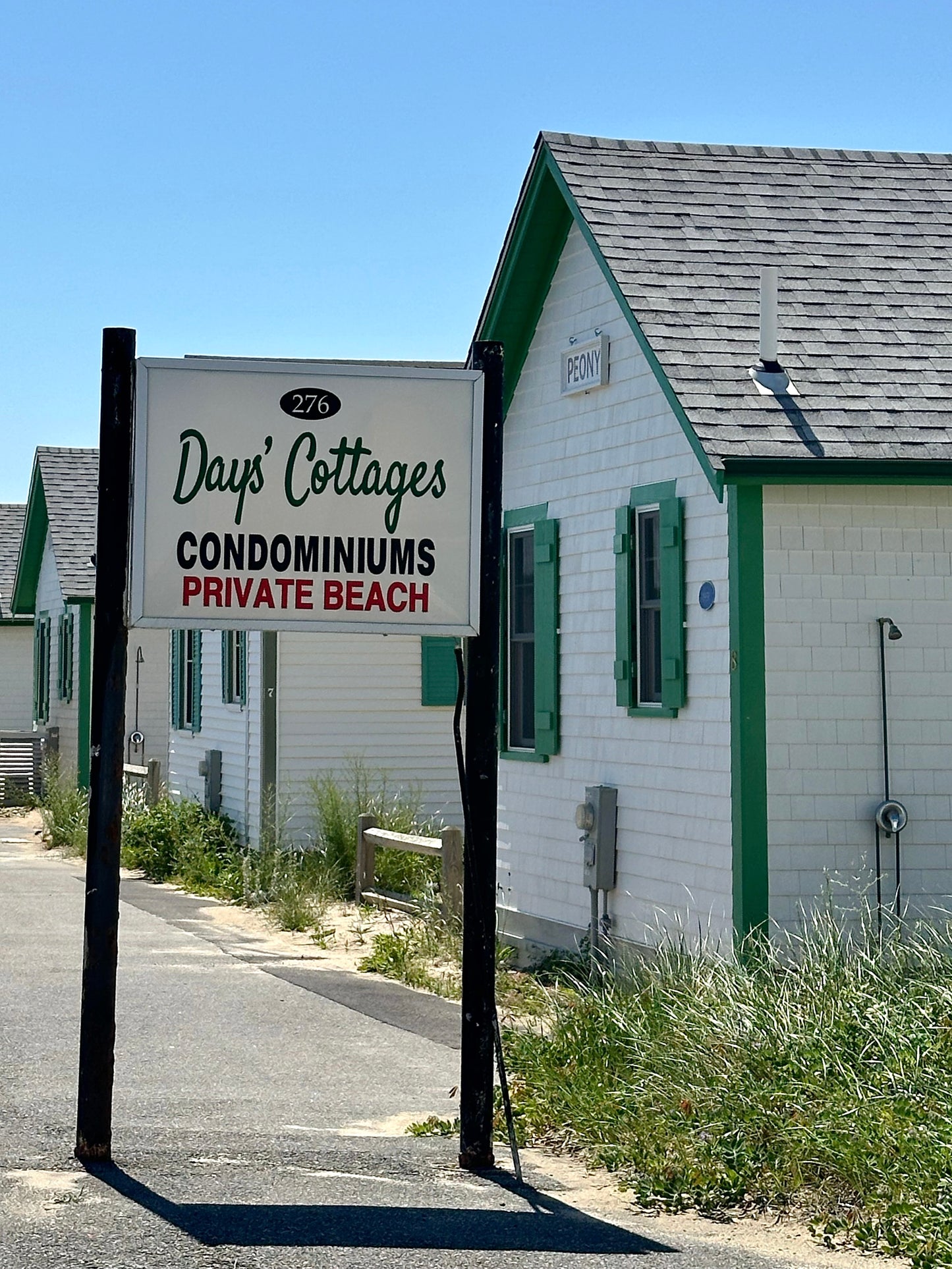 The Days' Cottages driving into Provincetown, Cape Cod Print