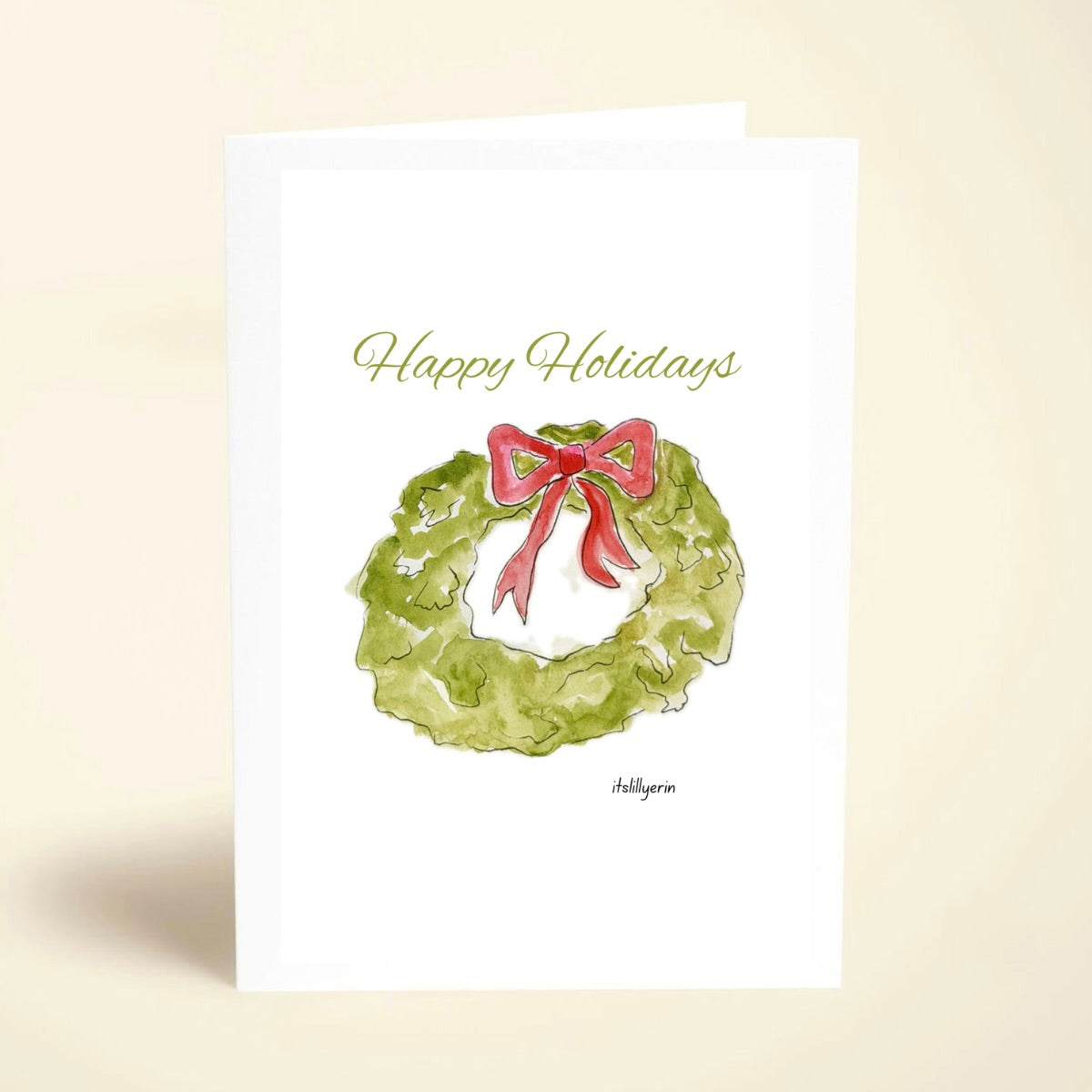 5 Pack Wreath Cards
