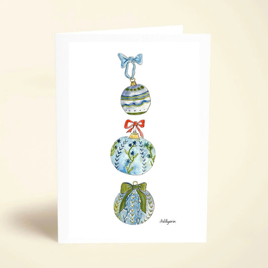 5 Pack Ornament Cards